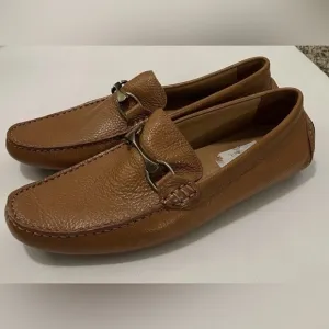 Donald Pliner Vitalitc Men’s Loafers – Whiskey Leather – Size 10.5