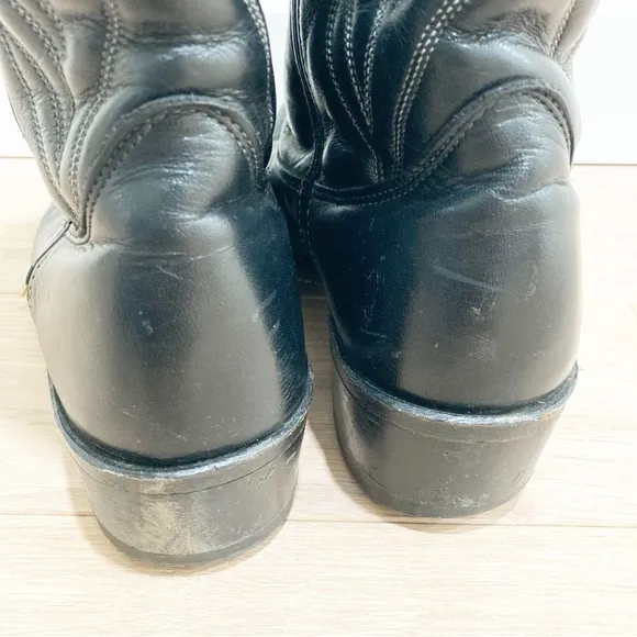 Double H Black Cowboy &amp; Western Boots 9.5D