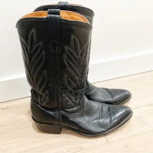 Double H Black Cowboy &amp; Western Boots 9.5D