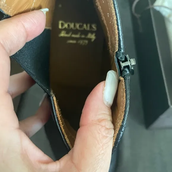 Doucal’s Italian Leather Men’s Ankle Boots