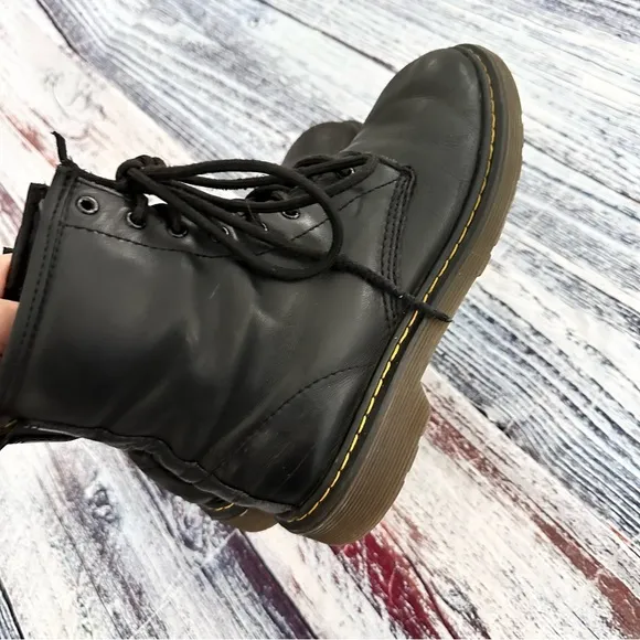 Dr. Martens 1460 Black Leather Classic Lace Up Boots