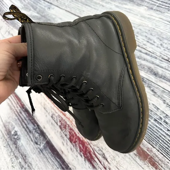 Dr. Martens 1460 Black Leather Classic Lace Up Boots