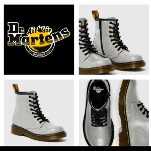Dr. Martens 1460 Silver Glitter J Size 12 Boots