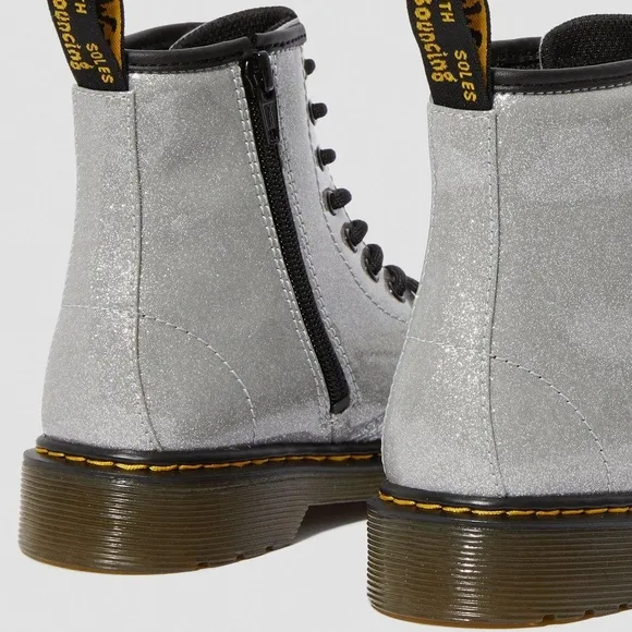 Dr. Martens 1460 Silver Glitter J Size 12 Boots