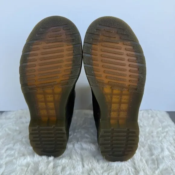 Dr. Martens 2976 Chelsea Boots Black Smooth Leather Slip-On Ankle Boots Size 7
