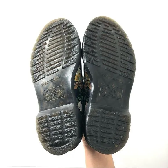 Dr Martens 8085 Darcy Floral Mary Jane Loafers Women’s 5 Shoes