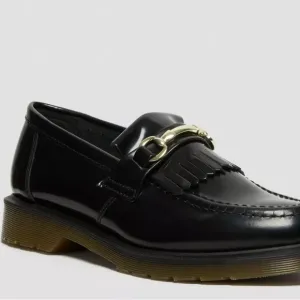 DR MARTENS ADRIAN SNAFFLE SMOOTH LEATHER KILTIE LOAFERS