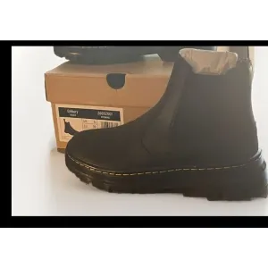 Dr. Martens AirWair Embury W/8 M/7 Wyoming Boots Black Unisex Bouncing Soles New
