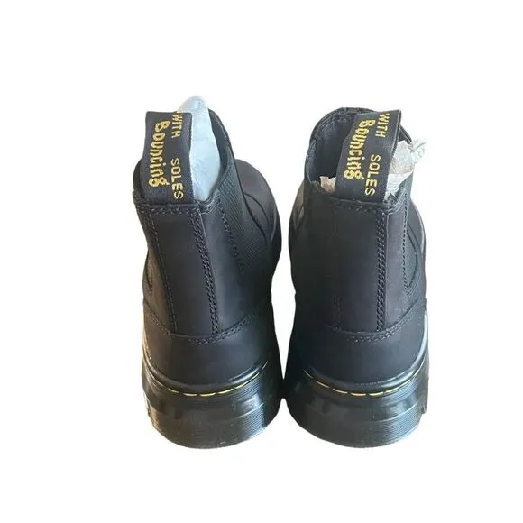 Dr. Martens AirWair Embury W/8 M/7 Wyoming Boots Black Unisex Bouncing Soles New