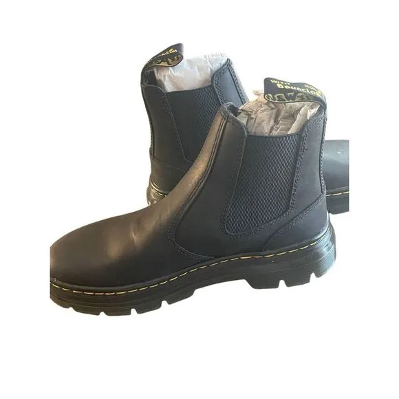 Dr. Martens AirWair Embury W/8 M/7 Wyoming Boots Black Unisex Bouncing Soles New