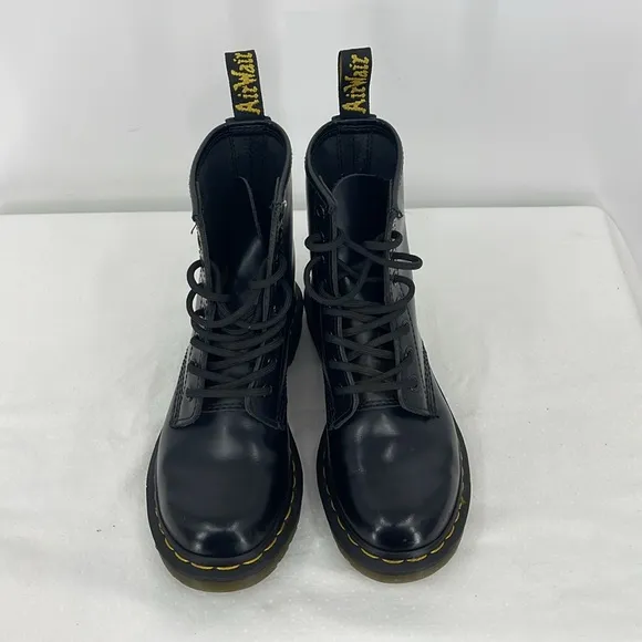 Dr. Martens Black Leather Boots WOMENS SIZE 5