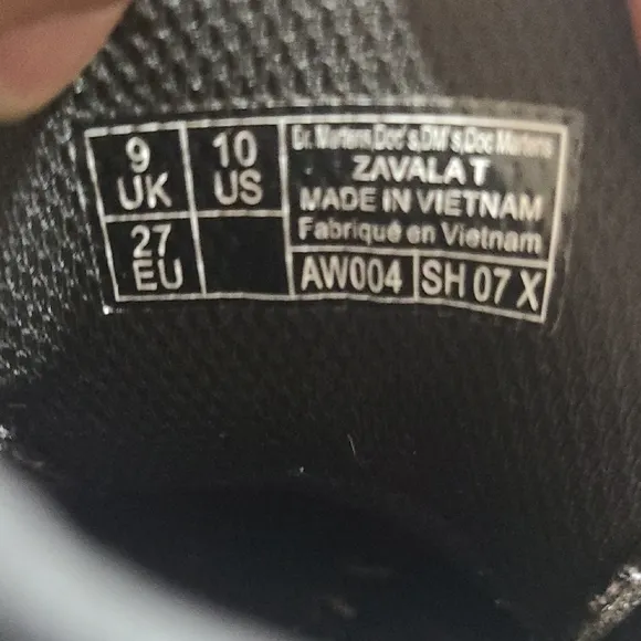 Dr. Martens Black Leather Boots