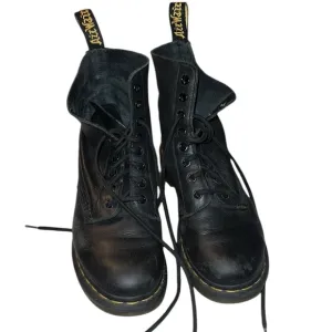 Dr. Martens Black Leather Ladies Boots  Size 7