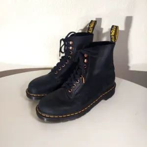 Dr. Martens Black Leather Pascal Lace Up Boots