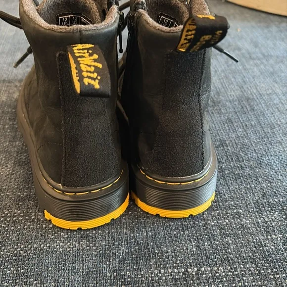 Dr. Martens Black YELLOWSTONE Leather Boots