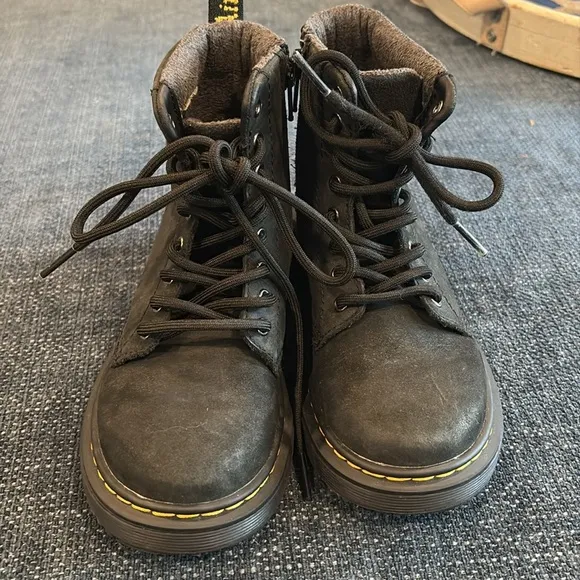 Dr. Martens Black YELLOWSTONE Leather Boots