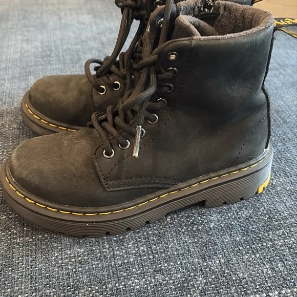 Dr. Martens Black YELLOWSTONE Leather Boots