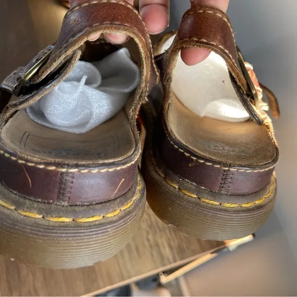 Dr. Martens Brown Leather Fisherman Sandals