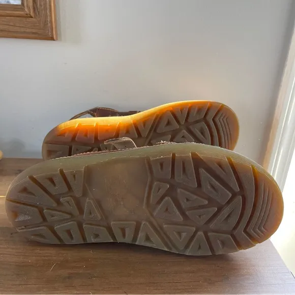Dr. Martens Brown Leather Fisherman Sandals