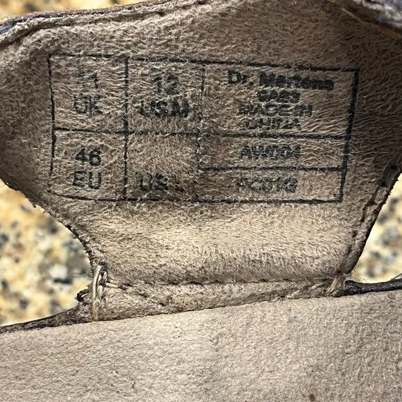 Dr. Marten’s Brown Leather Fisherman’s sandals Men’s US 12 Classic Style