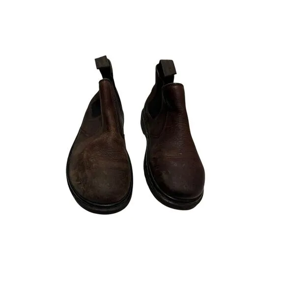 Dr Martens Conrad Brown Leather Chelsea Ankle Boots Slip On Size 7