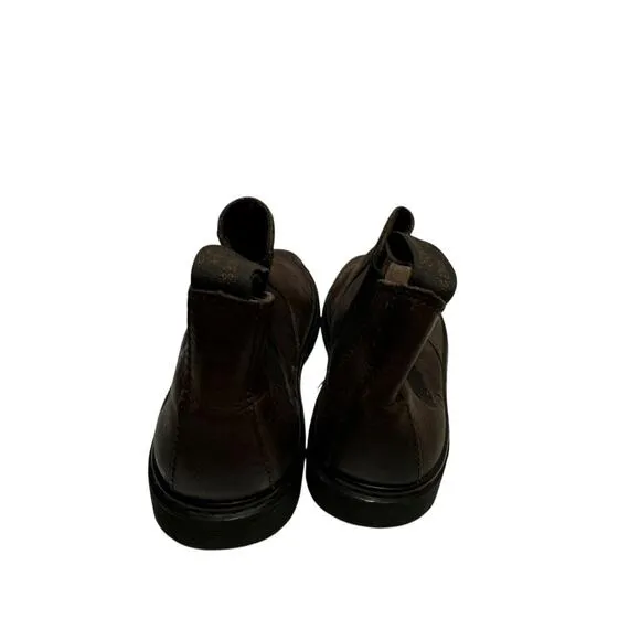 Dr Martens Conrad Brown Leather Chelsea Ankle Boots Slip On Size 7