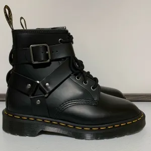 Dr. Martens Cristofor Leather Harness Lace Up Boots-Size 6 NWOT