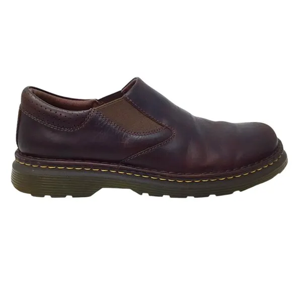 Dr. Martens Doc Docs Orson Loafers Shoes Men's 12 Brown Leather Slip On Casual