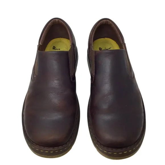 Dr. Martens Doc Docs Orson Loafers Shoes Men's 12 Brown Leather Slip On Casual