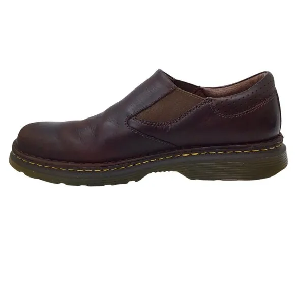 Dr. Martens Doc Docs Orson Loafers Shoes Men's 12 Brown Leather Slip On Casual