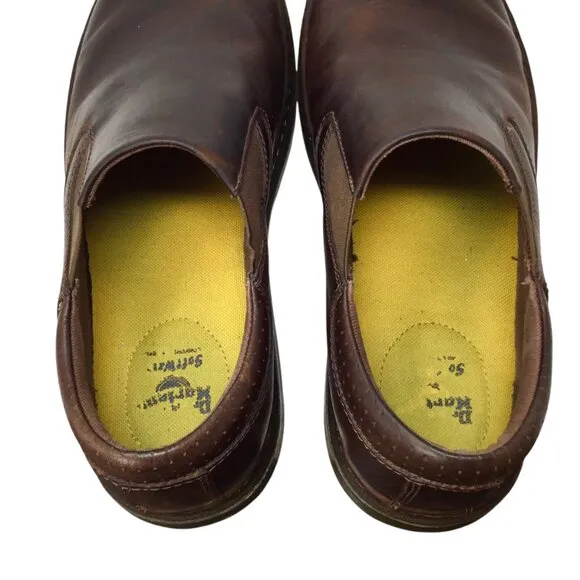 Dr. Martens Doc Docs Orson Loafers Shoes Men's 12 Brown Leather Slip On Casual