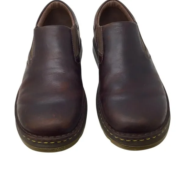 Dr. Martens Doc Docs Orson Loafers Shoes Men's 12 Brown Leather Slip On Casual