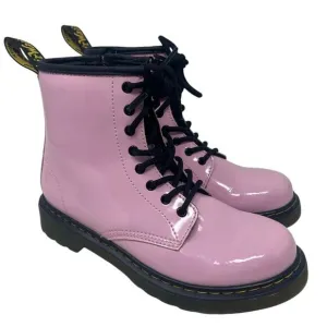 Dr. Martens Girls Youth 1460 Pink Patent Leather Boot 3