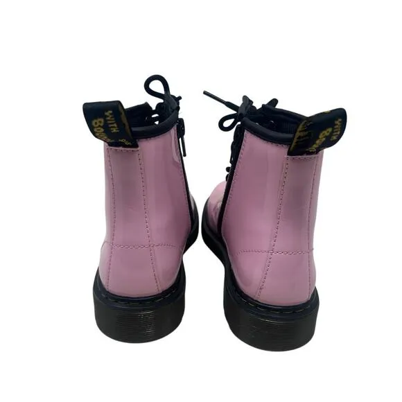 Dr. Martens Girls Youth 1460 Pink Patent Leather Boot 3