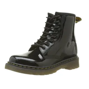 Dr. Martens Junior 1460 Lace Up Boots US G3 B2 EU 33 Black Patent Leather NIB