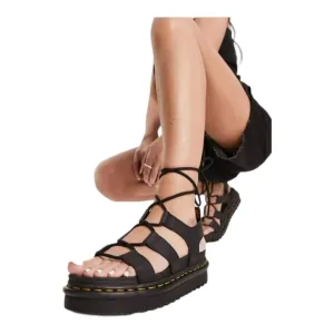 Dr. Martens × Nartilla Strappy Gladiator Hydro Lether Sandals SZ 10 NEW