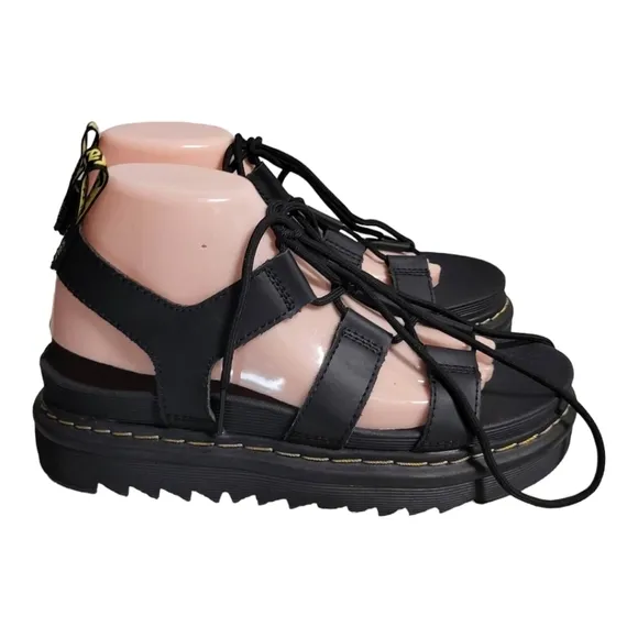 Dr. Martens × Nartilla Strappy Gladiator Hydro Lether Sandals SZ 10 NEW
