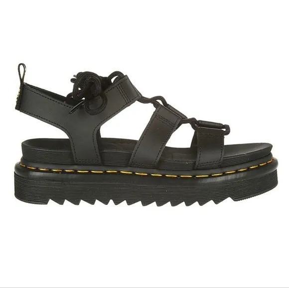 Dr. Martens × Nartilla Strappy Gladiator Hydro Lether Sandals SZ 10 NEW