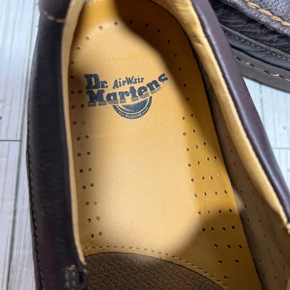 Dr. Martens Orson Mens Leather Slip On Loafers Size 10 Brown