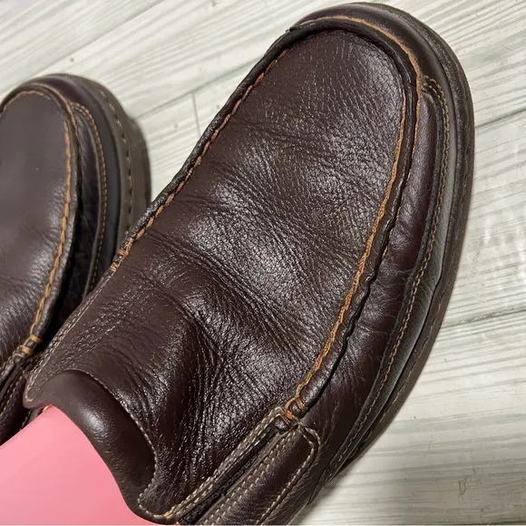 Dr. Martens Orson Mens Leather Slip On Loafers Size 10 Brown