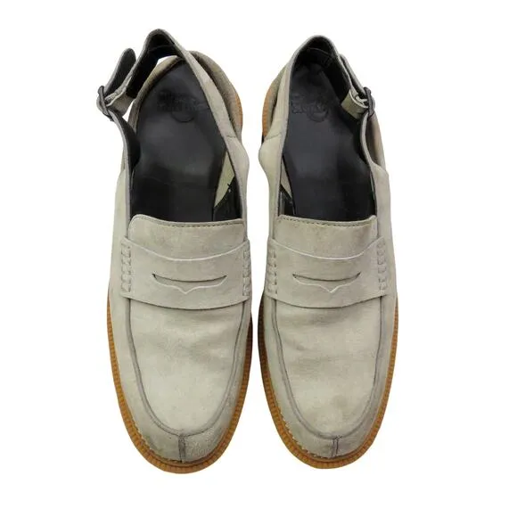 Dr. Martens Romana Morana Slingback Penny Sandal Size 8 Mid Gray Taupe