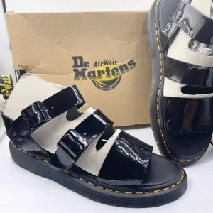 DR. Martens unisex patent leather gladiator sandals Size W11 / M10