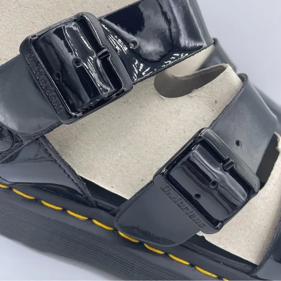 DR. Martens unisex patent leather gladiator sandals Size W11 / M10