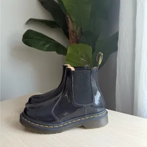 Dr. Martens Women’s Black Patent Leather Chelsea Boots Size 5