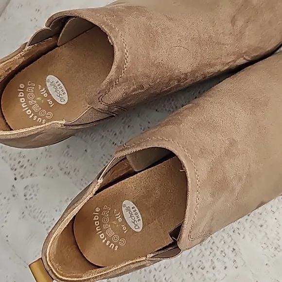 Dr. Scholl's Laurel sustainable comfort Western slip on ankle boots booties 8.5