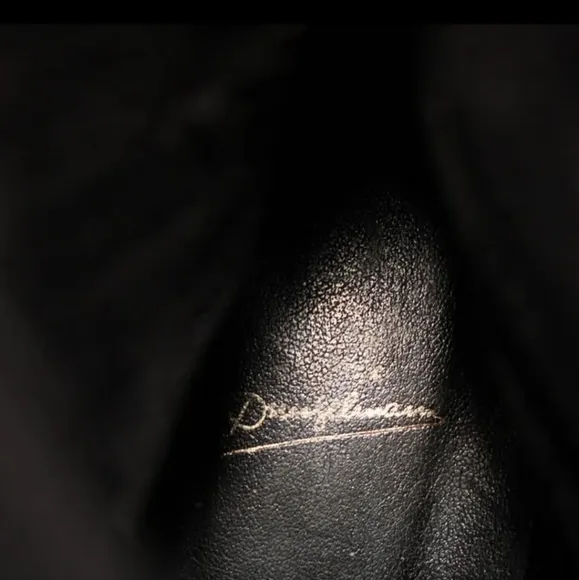 Dresselman Womens 39 9 Black Leather Top Stitched Western Cowboy Boots ♥️😍
