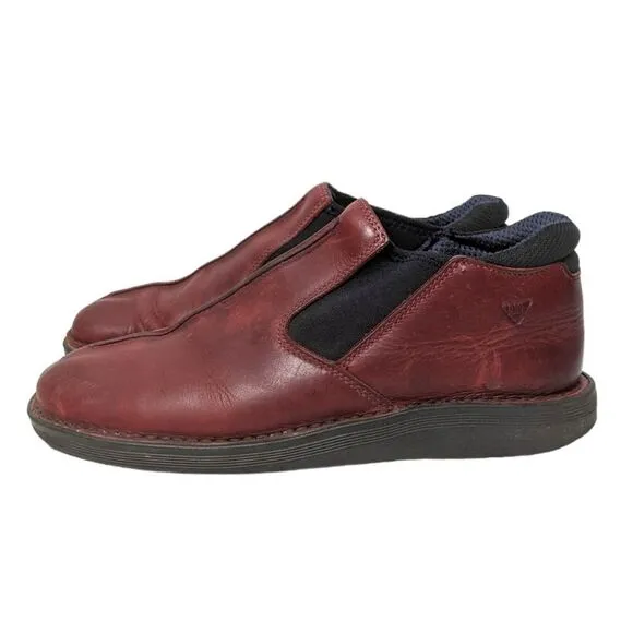 DR MARTENS Leather Flat Slip-On Loafers
