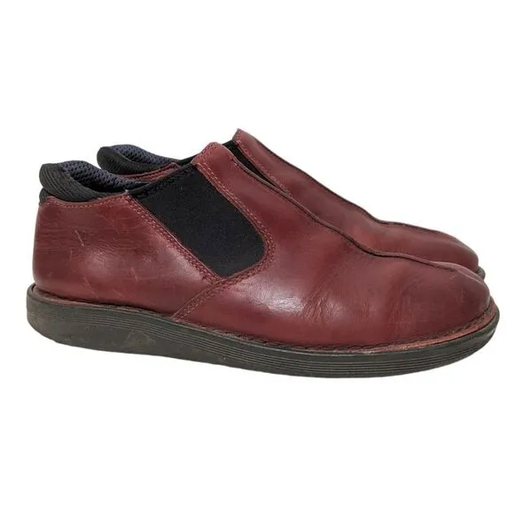 DR MARTENS Leather Flat Slip-On Loafers