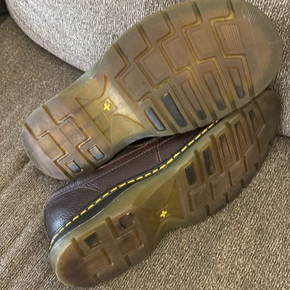 DR.MARTENS Lennon Air Wair Brown Leather Slip On Loafers Men's Shoes Sz 11 AW004