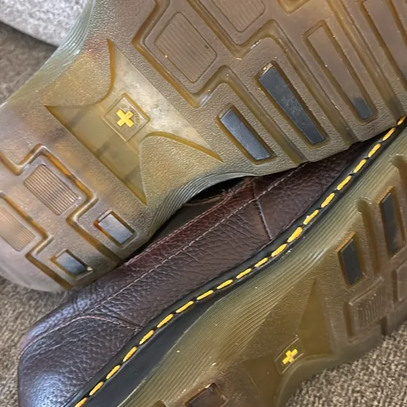 DR.MARTENS Lennon Air Wair Brown Leather Slip On Loafers Men's Shoes Sz 11 AW004